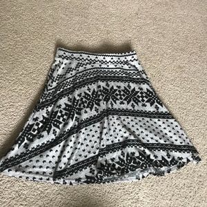 Super Soft Sweater Skater Skirt